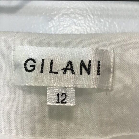 Gilani Linen A-Line Skirt Size 12 - Picture 12 of 13